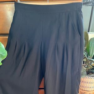 Black pleated cropped wide leg pants - WITH POCKETS! BP. brand via Marshalls
